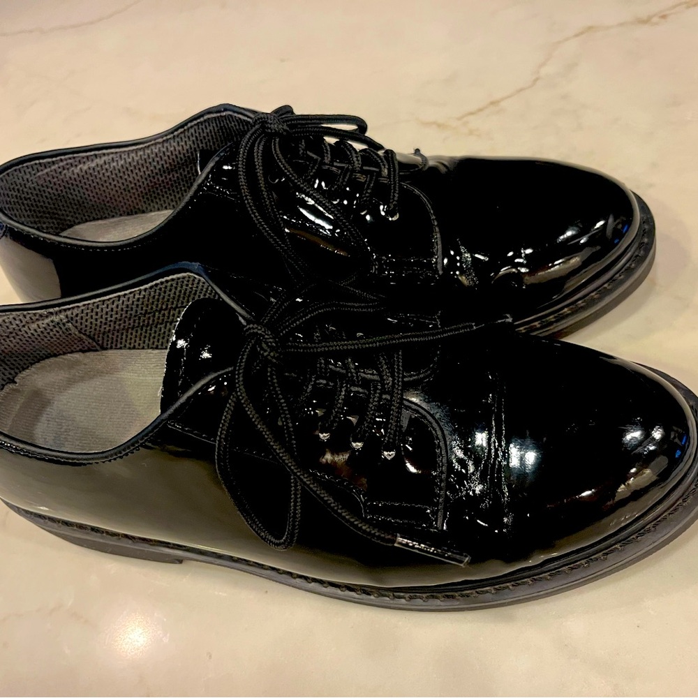 Men's Rothco brand Black Patent Leather Shoes size 8.5